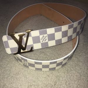 Louis Vuitton Damier Azur Canvas belt 28-32